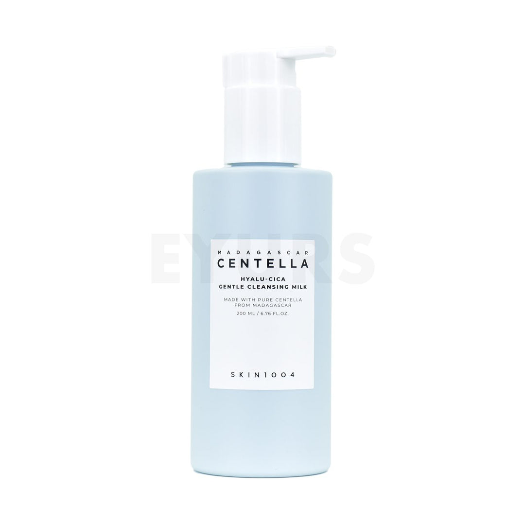 skin1004 madagascar centella hyalu cica gentle cleansing milk front side of product