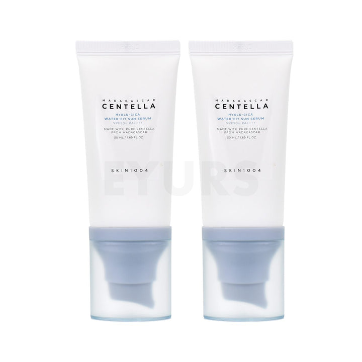 skin1004 madagascar centella hyalu-cica water fitsun serum twin pack front side of product