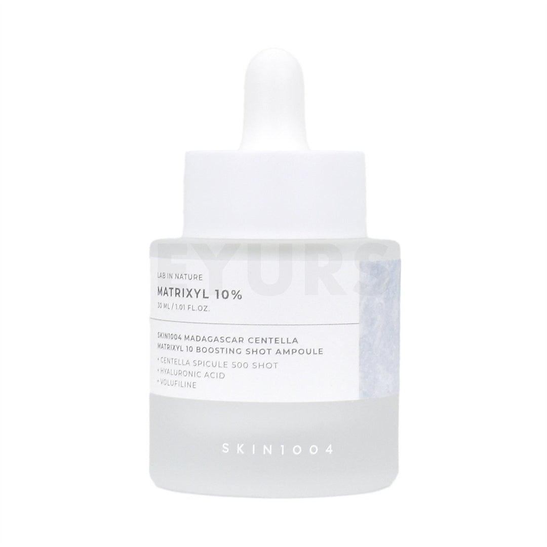 skin1004 madagascar centella matrixyl 10 boosting shot ampoule front side of product