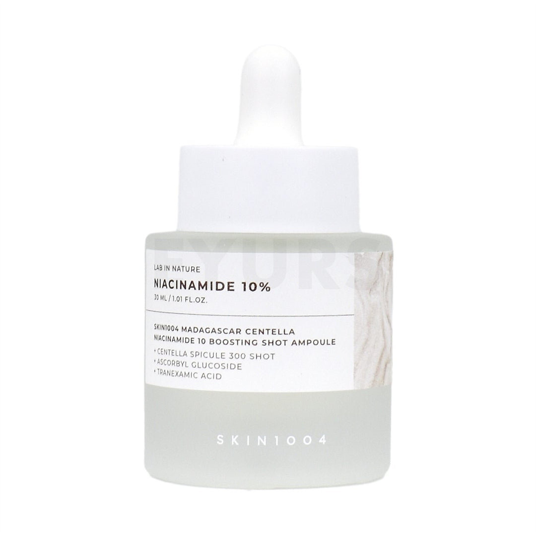 skin1004 madagascar centella niacinamide 10 boosting shot ampoule front side of product