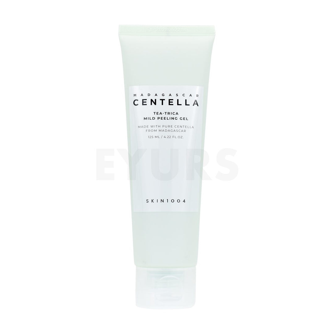 skin1004 madagascar centella tea trica mild peeling gel front side of product
