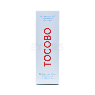 tocobo bio watery sun cream front side packaging
