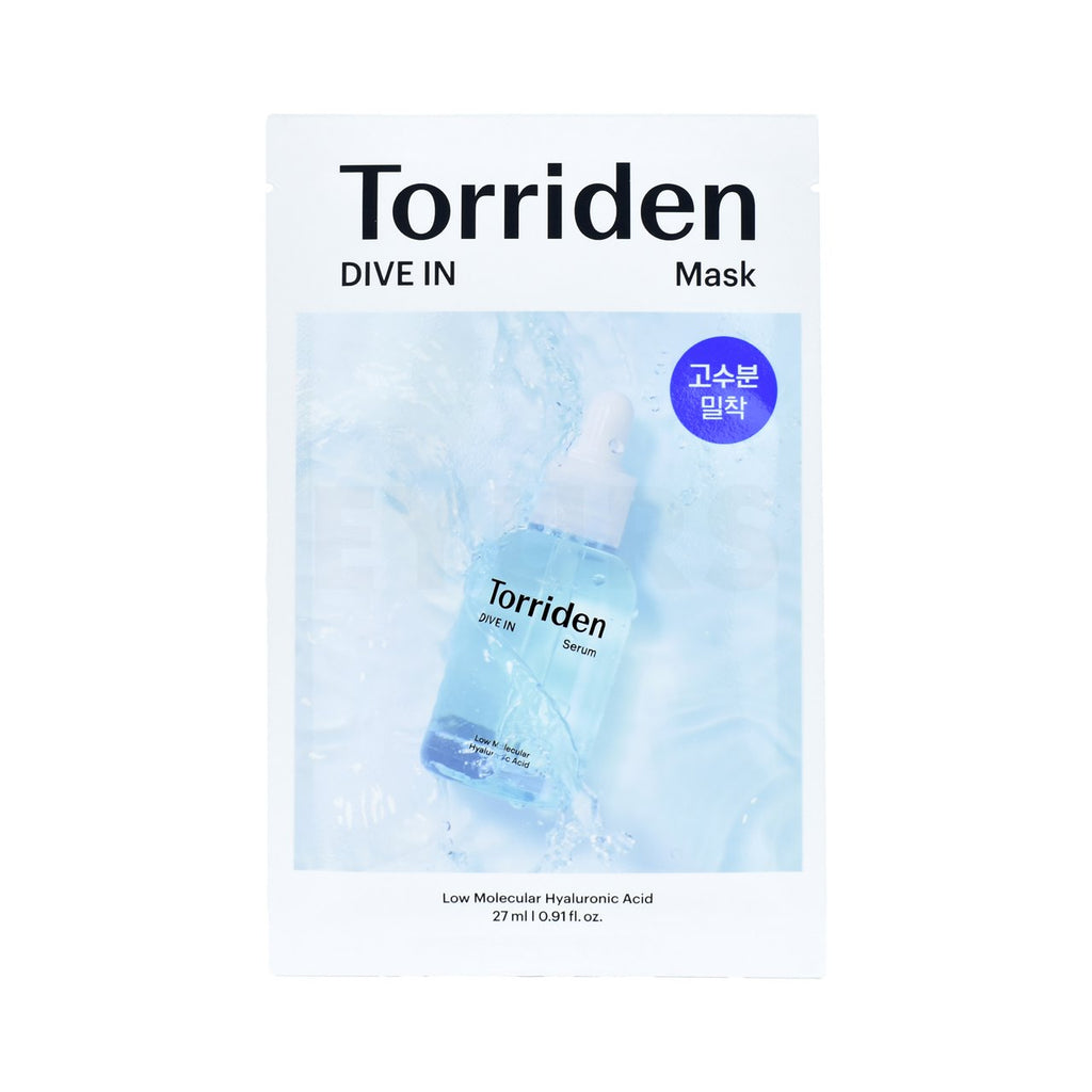 Torriden DIVE IN Maskプランエス Torriden - DIVE-IN Low Molecule Hyaluronic Acid Mask | EYURS