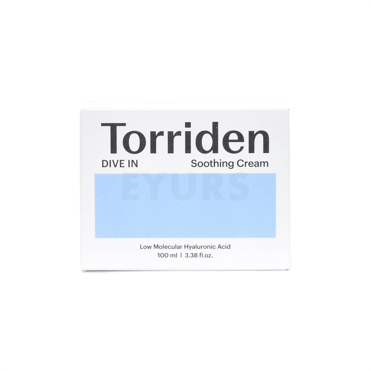 torriden dive in low molecular hyaluronic acid soothing cream front packaging