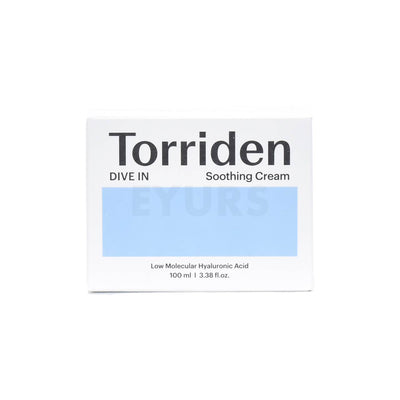 torriden dive in low molecular hyaluronic acid soothing cream front packaging