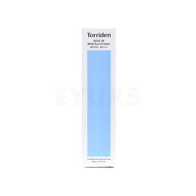 torriden dive in mild suncream front packaging