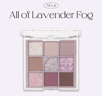 unleashia glitterpedia eye palette all of lavender fog